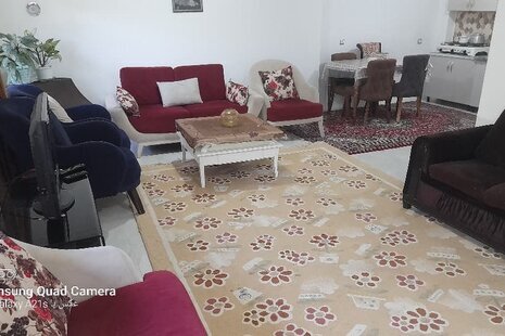 واحد مبله دوخواب در طبقه دوم ویلا در رامسر