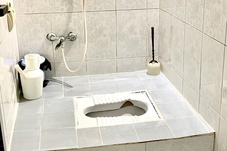 واحد مبله در طبقه همکف ویلا در چالوس