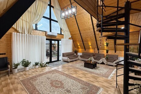 کلبه دوبلکس سوئیسی دوخواب تی تی در ماسال