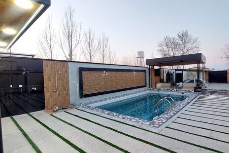 ویلا دوخواب استخردار مدرن میچا در ساوجبلاغ