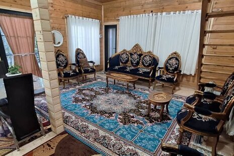 کلبه چوبی استخردار در طاسکوه