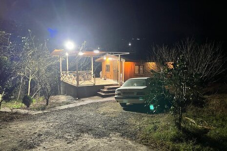 کلبه چوبی 25 متری در قائمشهر