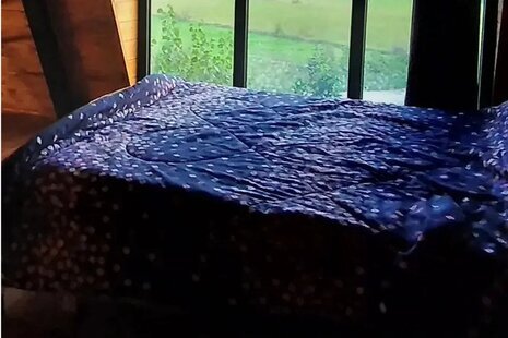 کلبه سوئیسی جکوزی دار دوخواب در سوادکوه