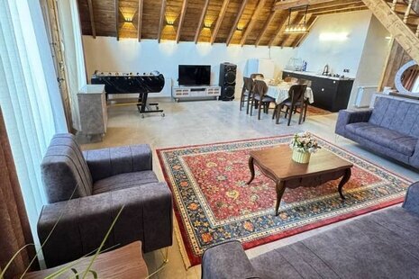 کلبه سوئیسی دوبلکس استخردار می جان در شیرود