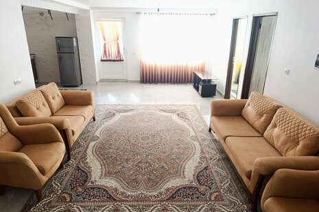 واحد مبله دوخواب در طبقه همکف ویلا در رامسر