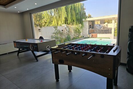 ویلا دوخواب استخر روباز در رامجین