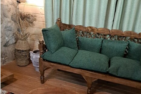 کلبه چوبی دوبلکس آرام در فشم