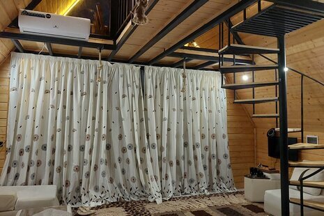 کلبه سوئیسی دوبلکس مبله تکخواب ترنج در  کوچصفهان