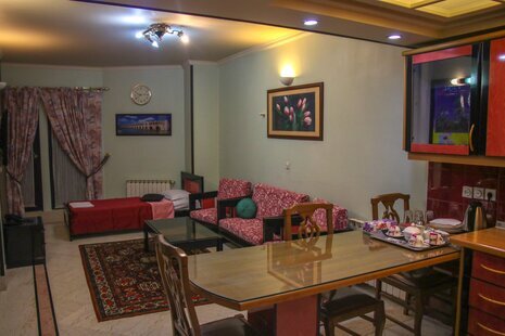 واحد تکخواب 3 تخته در هتل آپارتمان اصفهان