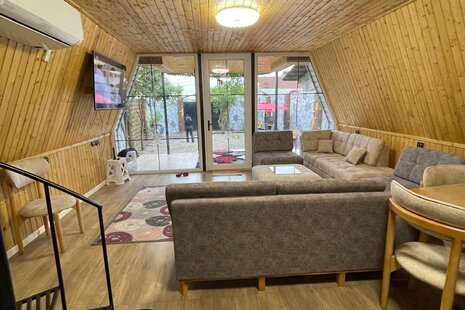 کلبه سوئیسی دوبلکس تکخواب یوسفی در خمام