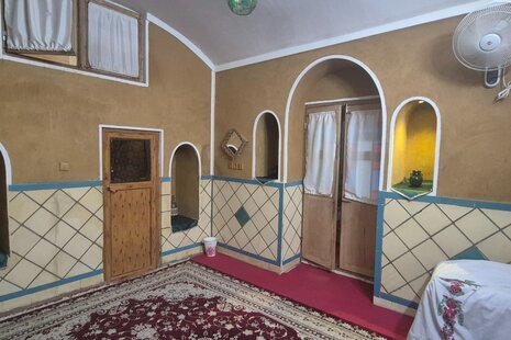 اتاق زمرد در اقامتگاه بوم گردی کاشان