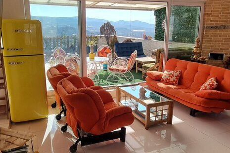 پنت هاوس تکخواب روف گاردن دنیز در رودهن