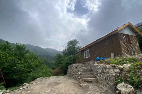 کلبه باغ تکخواب جنگلی مریم در تالش