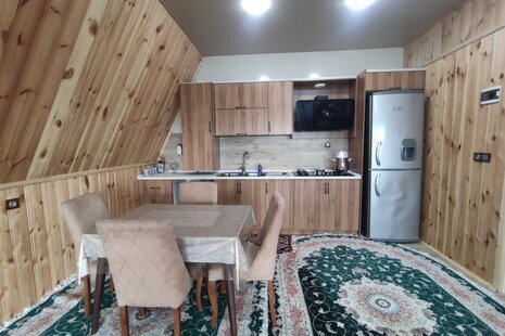 کلبه سوئیسی دوبلکس دوخواب سامان در طوالش