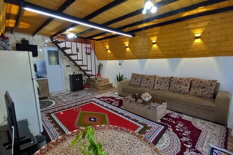 کلبه سوئیسی دوبلکس مبله تکخواب آرامش در ماسال