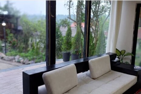 کلبه سوئیسی مبله دوبلکس دو خواب پسر جنگل در تنکابن