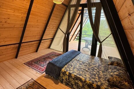 کلبه سوئیسی استخردار دوبلکس دوخواب لیلیوم در کتالم