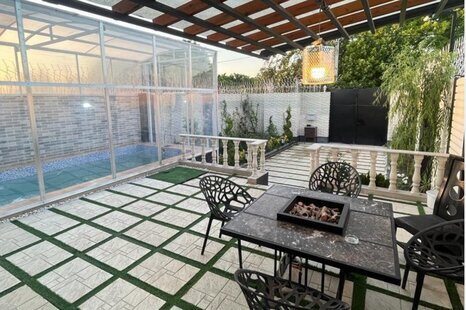 ویلا استخردار مبله تکخواب شیک در چهارباغ