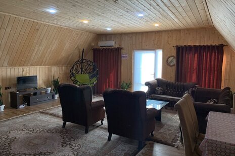 کلبه سوئیسی دوبلکس مبله تکخواب تنها در فومن