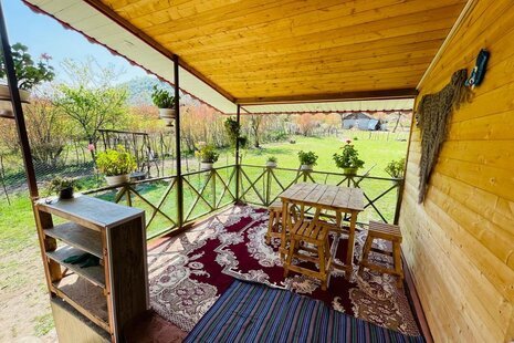 کلبه تکخواب بام سبز کارن در ماسال