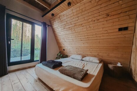 کلبه سوئیسی دوبلکس تکخواب یاشیک کومه در چمستان