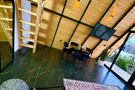 کلبه سوئیسی دوبلکس دوخواب گندم در چمستان (2)