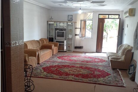 واحد مبله دوخواب در طبقه همکف ویلا فرزاد در تالش