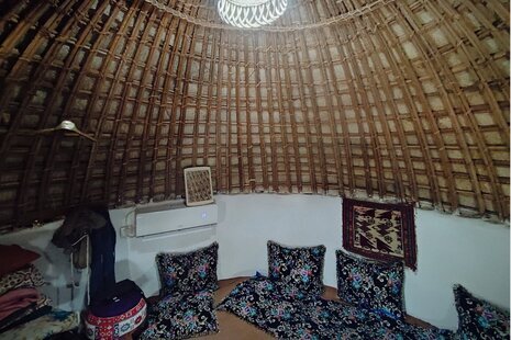 اتاق کومه 1 در اقامتگاه بومگردی هنگام