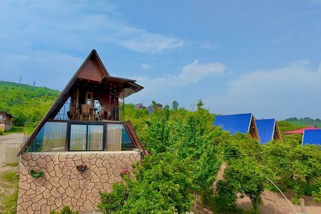 کلبه دوبلکس سوئیسی تکخواب وارش در سوادکوه