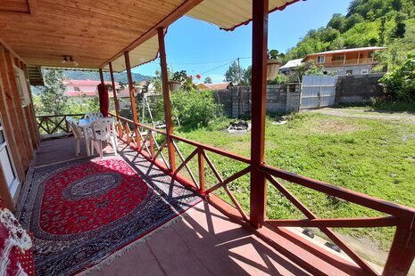 کلبه چوبی سعدی در روستای سیاهدول