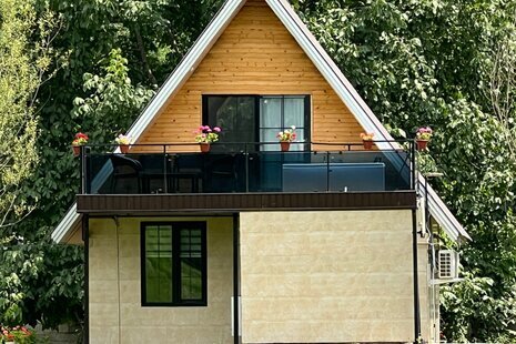 کلبه سوئیسی تکخواب جکوزی دار آیهان در ماسال