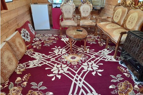 کلبه چوبی سعدی در روستای سیاهدول