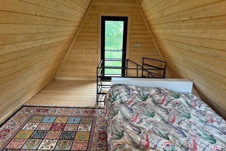 کلبه سوئیسی دوبلکس مبله تکخواب میران در تتکابن