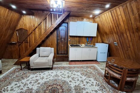 کلبه سوئیسی دوبلکس تکخواب در فومن