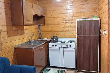 کلبه دوبلکس تکخواب چوبی سامان در ماسال