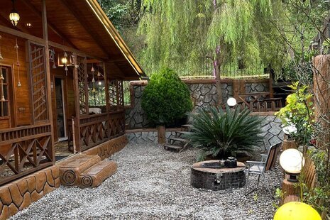 ویلا تکخواب مبله چوبی لاله در سوادکوه