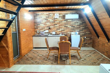 کلبه سوئیسی مبله امیر جکوزی دار در بابل