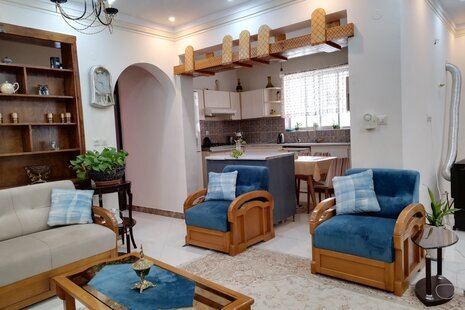 واحد مبله دو خواب طبقه اول ویلا رونیا در رامسر