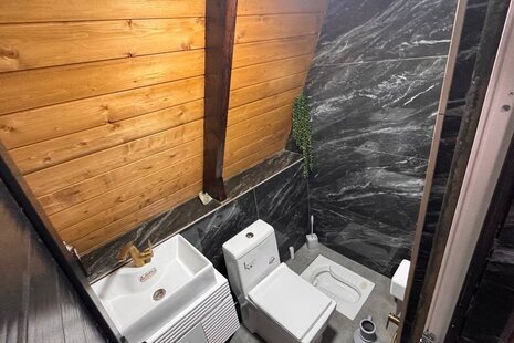 کلبه سوئیسی مبله دوخواب دریاچه در ساری