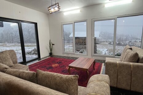 کلبه سوئیسی چوبی مبله دوخواب نسا در بابل