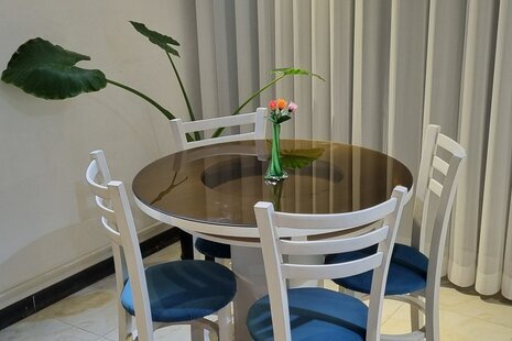 ویلا تکخواب استخردار آبگرم راشا در ساوجبلاغ