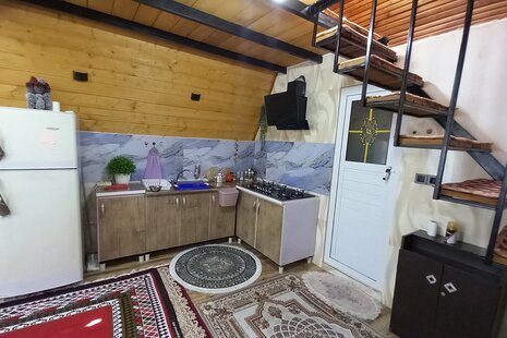 کلبه سوئیسی دوبلکس مبله تکخواب آرامش در ماسال