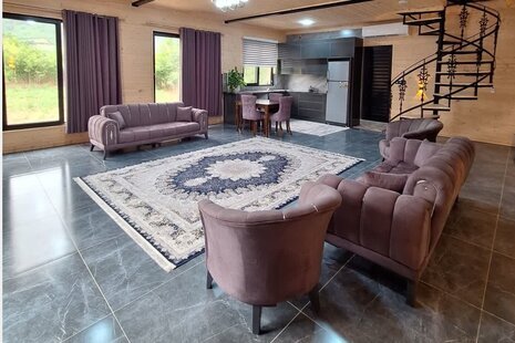 کلبه دوبلکس سوئیسی مدرن دوخواب در ماسال