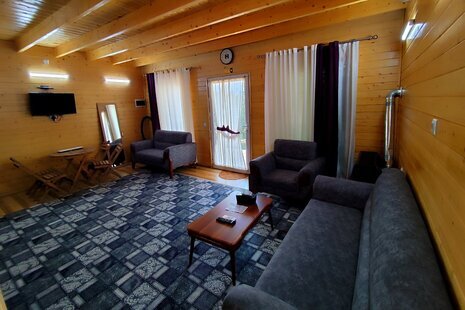 کلبه دوبلکس جکوزی دار تک خواب در سوادکوه