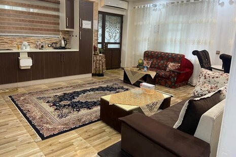 واحد تکخواب مبله در طبقه همکف ویلا رامسر