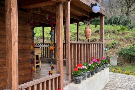 کلبه دوبلکس دوخواب سنتی در فومن