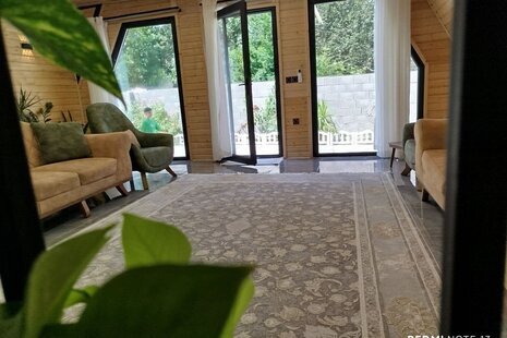 کلبه سوئیسی دوبلکس مبله دوخواب سپید در ماسال