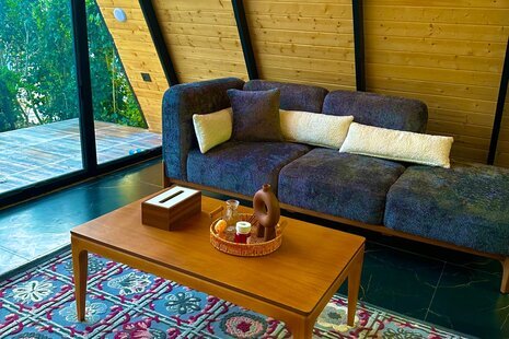 کلبه سوئیسی دوبلکس دوخواب وارش در چمستان (3)