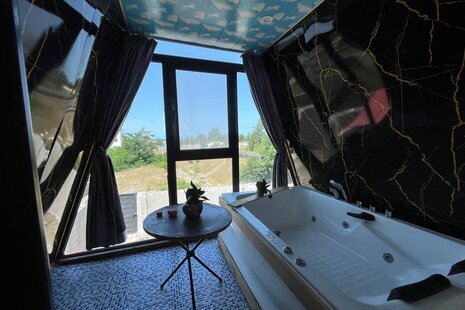 کلبه ساحلی تکخواب دوبلکس در بندرانزلی