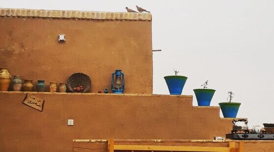 اتاق در اقامتگاه بومگردی در میبد